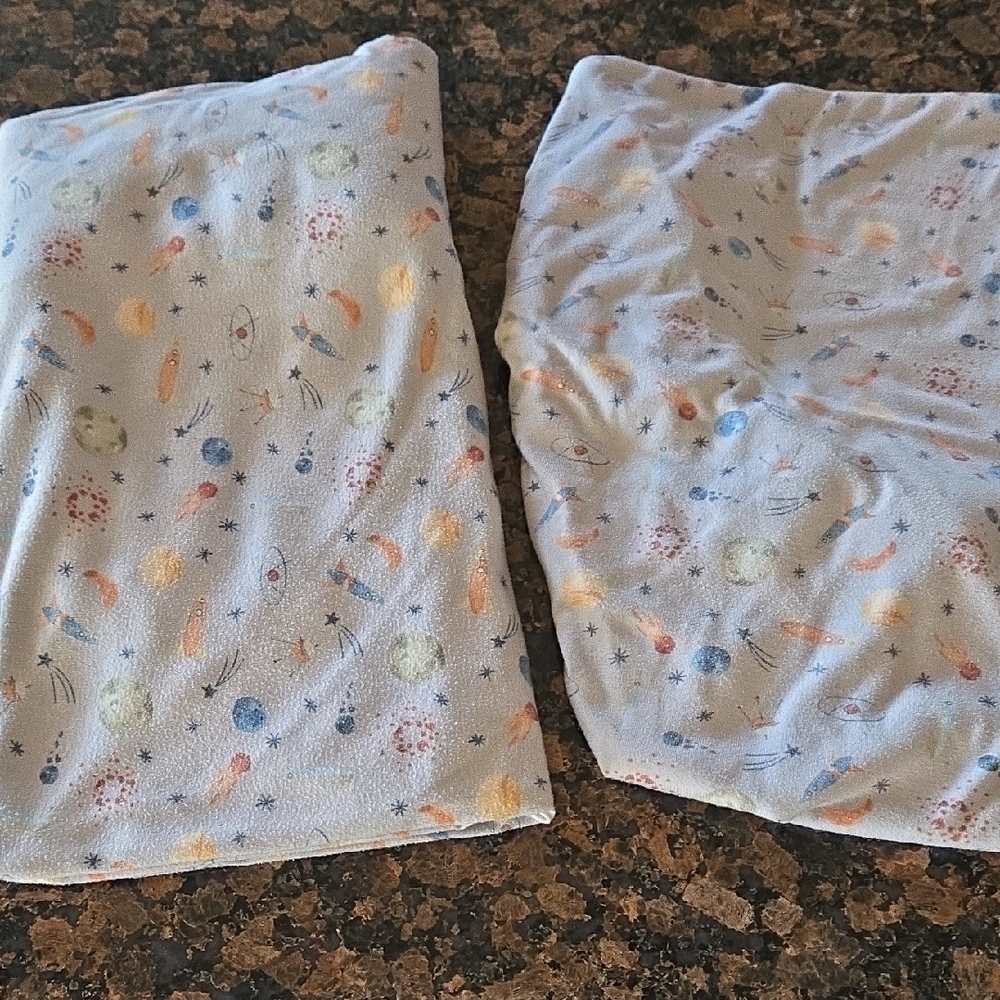 Copper Pearl Crib Sheet And Changing Pad Cover